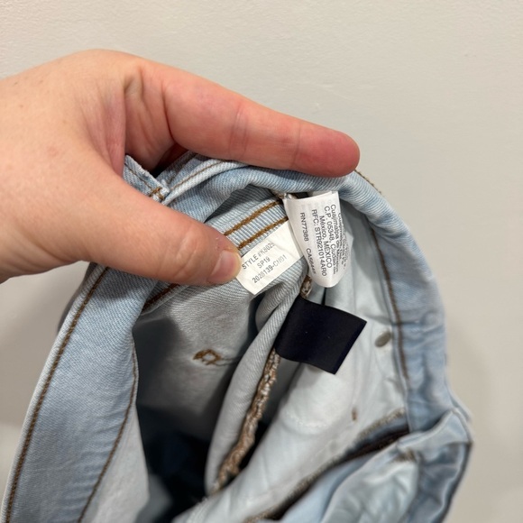 Madewell Denim High Rise Stretch Cutoff Shorts Size 33 - Picture 8 of 8